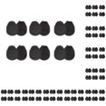 thumbnail image 3 of Calcetines Invisibles Minnieouse 6 Pares de Moda para Mujer Negro 10Conjunto, 3 of 6