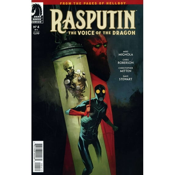 Rasputin: Voice of the Dragon #4 VF ; Dark Horse Comic Book