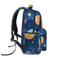 thumbnail image 3 of Disketp Planets And Stars1 Mochila Estampada para Hombre y Mujer – Mochila Ligera Clásica con Múltiples Bolsillos para Universidad, Trabajo y Viajes-One Size, 3 of 5