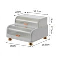 thumbnail image 2 of Draining Bowl Rack,Draining Bowl Rack Plastic Drain Boxwith Lid Tableware Drainer Top of the Line, 2 of 5
