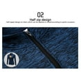thumbnail image 2 of Qarigey Invierno mujer cuello Sudadera con capucha correr ejercicio Fitness camisetas térmicas diseño Simple Casual Color sólido ropa cálida Prendas para la parte del cuerpo Negro Qarigey AP013708-03, 2 of 6