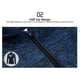 thumbnail image 2 of Qarigey Invierno mujer cuello Sudadera con capucha correr ejercicio Fitness camisetas térmicas diseño Simple Casual Color sólido ropa cálida Prendas para la parte del cuerpo Azul Qarigey AP013708-02, 2 of 6