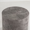 thumbnail image 6 of Nesting Coffee Table Set of 2 Round Wooden Tables - Modern Stone Gray, 6 of 9