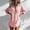 Pink, variant on Womens Linen Button Down Shirt Casual Long Sleeve Cotton Blouse Loose Fit Collared Work Gauze Tops with Pocket Loose Tunic Style To Hide Belly And Arm Fat White L