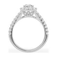 thumbnail image 7 of Unique Moments 1.50 Ctw Lab-Grown Pear Split Shank Halo Diamond Engagement Ring 14K White Gold, 7 of 7