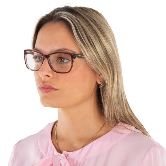 Carolina Herrera Demo Cat Eye Ladies Eyeglasses HER 0208 0NUX 55