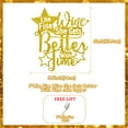 thumbnail image 6 of Gold Glitter Like Fine Wine She Gets Better with Time Cake Topper Women Girls Birthday Party Decorations for 30th 40th 50th 60th Birthday Decor Supplies, 6 of 7