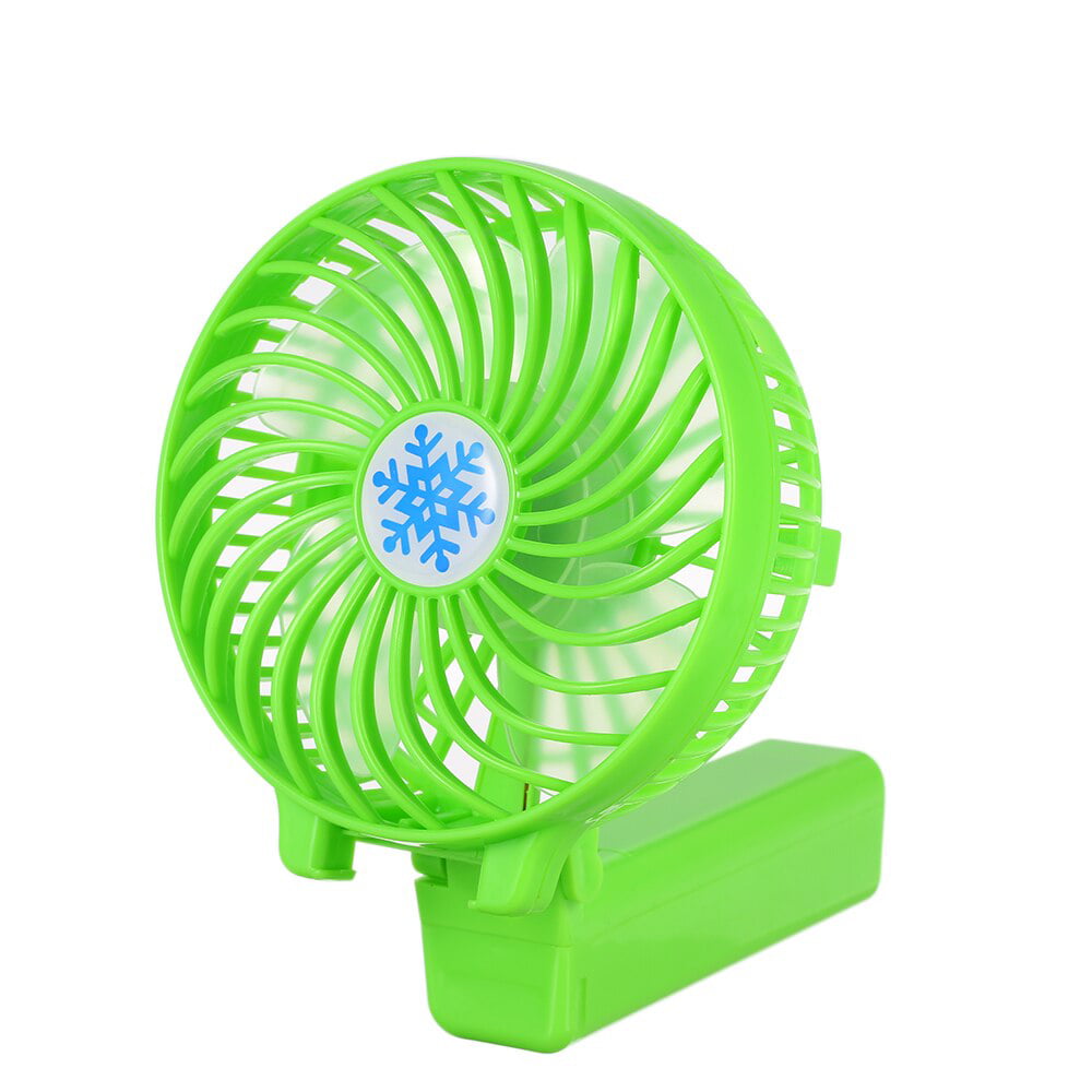 Battery Portable Foldable USB Mini Fan Outdoor Cooling Hand-Held Travel Air Fan 