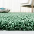thumbnail image 4 of SAFAVIEH Venus Elijah Solid Plush Shag Area Rug, 9' x 12', Green, 4 of 8