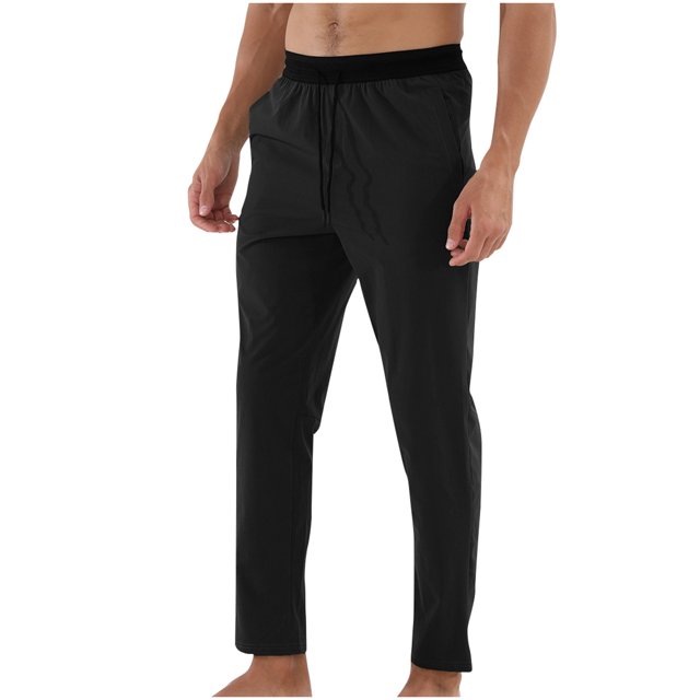 Jamicy Comfortable Pants for Men Gift for Men Mens Quick Dry Stretch Pants Lightweight Casual Pants Drawstring Pants Work Jogger Pants Athletic Comfort Pants