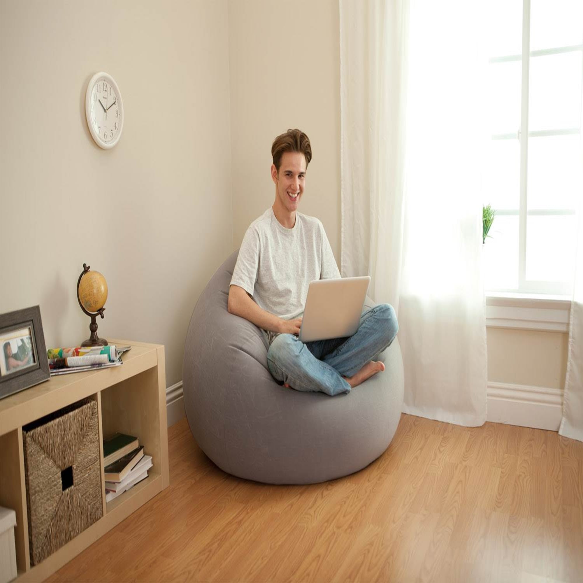 Intex Beanless Bag Chair | Gray