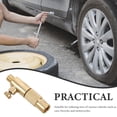 thumbnail image 3 of unbranded Adaptador Universal De Válvula Para Inflador De Aire Portátil Para Vehículos Color Dorado, 3 of 5