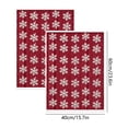 thumbnail image 3 of 2 Pack Christmas Hand Towels, Snowflake Christmas Kitchen Towels, Soft Absorbent Holiday Dish Towels for Bathroom Kitchen Decor, Xmas Gift, 15.7 x 23.6 inch, 3 of 6