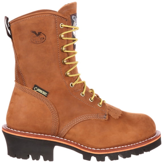 Georgia Boot Steel Toe GORE-TEX® Waterproof 400G Insulated Logger Boot, Worn Saddle, Size 11(W)