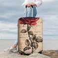 thumbnail image 7 of Hirioo Vintage Rose Botanical Art for Elasticity Suitcase Cover (No luggage Included) Durable Luggage Protector Fits 18-32 Inch Luggage-Small, 7 of 7