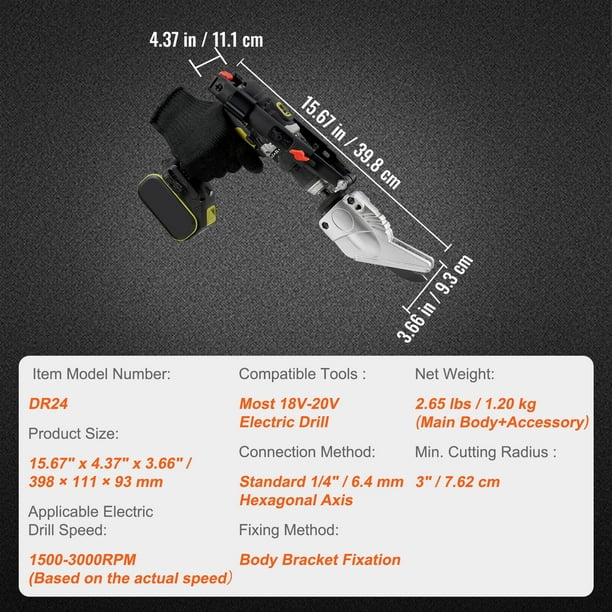 Electric outlet plasterboard cutter