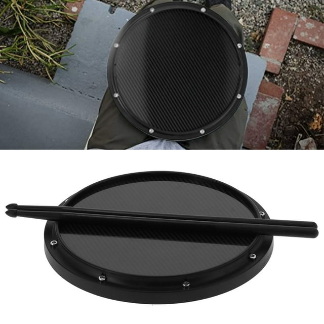 Baquetas 12in Drum Pad Entrenamiento de percusión Fibra de carbono ANGGREK Otros