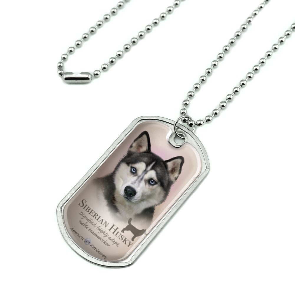 Body with Sled Sterling Silver Siberian Husky Pendant 