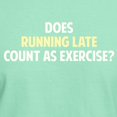 thumbnail image 3 of CafePress - Does Running Late Count As Exercise? T Shirt - Men's Classic Graphic Cotton T-Shirt, 3 of 4