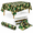 100 Ft x 54 Inch-Camo, variant on 100 Ft x 54 Inch Fall Leaf Disposable Plastic Tablecloth Roll