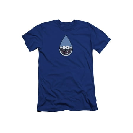 Regular Show Mordecai T-shirt Royal Blue Adult Unisex 100% Cotton Short Sleeve