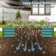 thumbnail image 2 of Raised Rectangle Garden Beds Outdoor, Galvanized Metal Planter Box for Plants, Vegetables, and Flowers, 2 of 8