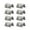 Silver, variant on Gongc 8 Pcs Wind Rain Deflectors Channel Stianless Steel Clips Fitting Clips Replacements Compatible for Heko Sned Clip (Silver)