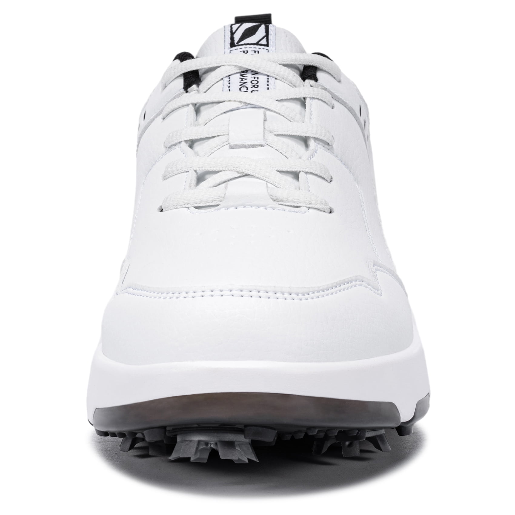 FENLERN Men's Golf Shoes with Spiked Waterproof Leather Upper Air cushion shock-absorbing sports sneakers Shoe