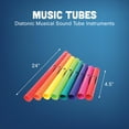 thumbnail image 2 of Constructive Playthings Tubes de Musique Boomwhackers, Tube Musical à Échelle C à C, Instruments de Classe pour Enfants, Ensemble Diatonique de 8, 2 of 8