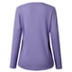thumbnail image 4 of Blusa de manga larga con cuello en V abotonada informal de moda para mujer Pompotops gfhjh5450, 4 of 5