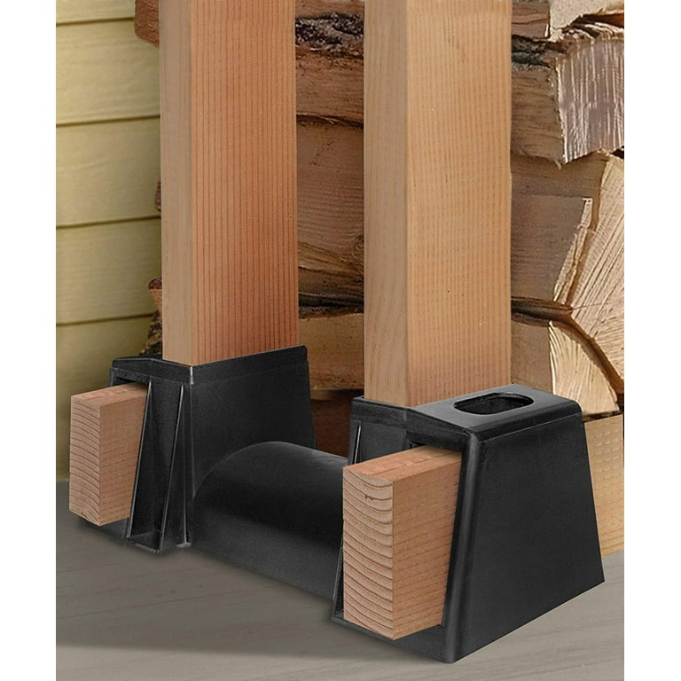 ShelterLogic Adjustable Plastic Firewood Rack Brackets ShelterLogic Adjustable Plastic Firewood Rack Brackets