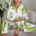 thumbnail image 6 of Pajamas for Women Set - Funny Frogs dancing camera cute Comfy Long Sleeve Button Up Pajama Sets for Women 2 Piece, Soft Sleepwear Nightwear Pjs Lounge Sets for Women with Pockets, 6 of 6