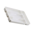 thumbnail image 1 of Matsuzay Caja de almacenamiento con bandeja de PP respetuosa con el medio ambiente, ordena la cocina con facilidad, gran capacidad, apto para Mostrada Blanco, 1 of 6