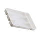 thumbnail image 1 of Bewildely Caja de almacenamiento con bandeja de PP respetuosa con el medio ambiente, ordena la cocina con fácil organizador de cajones de cocina Mostrada Blanco, 1 of 6