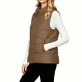 thumbnail image 5 of Yutgune Women's Lightweight Puffer Vest Stand Collar Zip Up Jacket with Pockets, 5 of 9