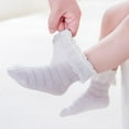 thumbnail image 4 of KyCheLot Boys Girls Ankle Socks Comfy 3 Pairs Thin Cotton Crew Socks Casual Dailywear 0-5 Years, 4 of 7