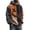 Orange, variant on ZVNAΖH Men's Halloween Hoodie, Long Sleeve Stitch Patchwork Pullover with Drawstring Hood and Kangaroo Pocket, Casual Gothic Tops for Fall Winter, S-5XL