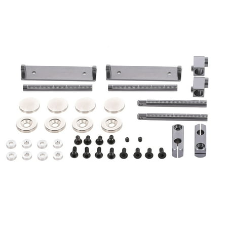 Exceed Rc Magnet Front and Rear Body Mounts Stealth CNC with Magnet for 1/10 Traxxas Axial HSP HPI RC Touring Drifting Car ()