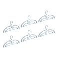 thumbnail image 3 of Juego de ropa de 6 uds. Colgador de almacenamiento giratorio de 360 grados colgador de doble capa buen soporte para armario lleno de gente ahorro de Gris Macarena colgador de calcetines, 3 of 8