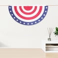 thumbnail image 6 of SMKE Patriotic Half Fan Bunting,35X17In Concentric Star Stripe Fan Flag,National Fan Banner,Stars Stripes Decor Flag,National Day Holiday Decoration,Indoor Outdoor Universal Decor,Durable Fabric, 6 of 9