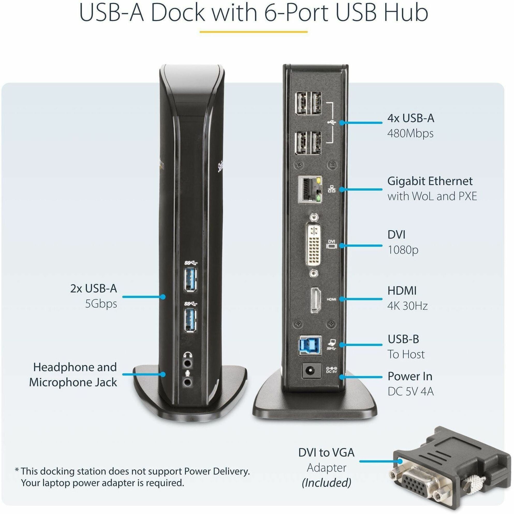 StarTech Universal USB 3.0 Laptop Docking Station