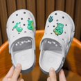 thumbnail image 4 of YUKTOPA Kids Boys Girls Cute Cartoon Clogs Shoes Lightweight Non Slip Garden Shoes Water Shower Beach Pool Slides Sandals, 4 of 12