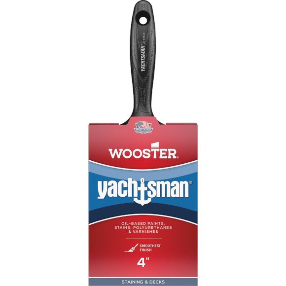 Paintbrush Wooster Z1120-4, cerdas cinceladas blancas de 4 pulgadas