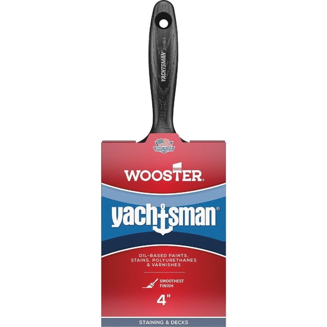 Paintbrush Wooster Z1120-4, cerdas cinceladas blancas de 4 pulgadas