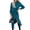 Green, variant on Joernso Women's Cotton Button Down Maxi T-shirt Dress Casual Long Sleeve Lapel Collared Long Dress Lace Up Waist Ladies Robes
