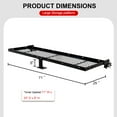 thumbnail image 5 of TowingMaster Portable RV Storage Rack Bumper Mount, 200 LBS Capacity Heavy-Duty Foldable Mount with Mounting Kits for Bikes and Luggage, Black, 5 of 5