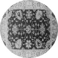 thumbnail image 1 of Ahgly Company Indoor Round Oriental Gray Industrial Area Rugs, 6' Round, 1 of 4