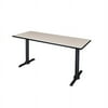 Regency Cain Rectangular Training Table in Maple