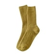 thumbnail image 3 of Gymayou Women Thick Thermal Crew Socks Winter Cozy Cabin Boot Socks Casual Socks for Ladies Yellow One Size, 3 of 3