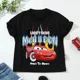 thumbnail image 3 of Ropa de verano con estampado de Rayo McQueen de Disney Car Pixar para niñas y bebés, camisetas de algodón para niños, camisetas de manga corta para niños, 3 of 5